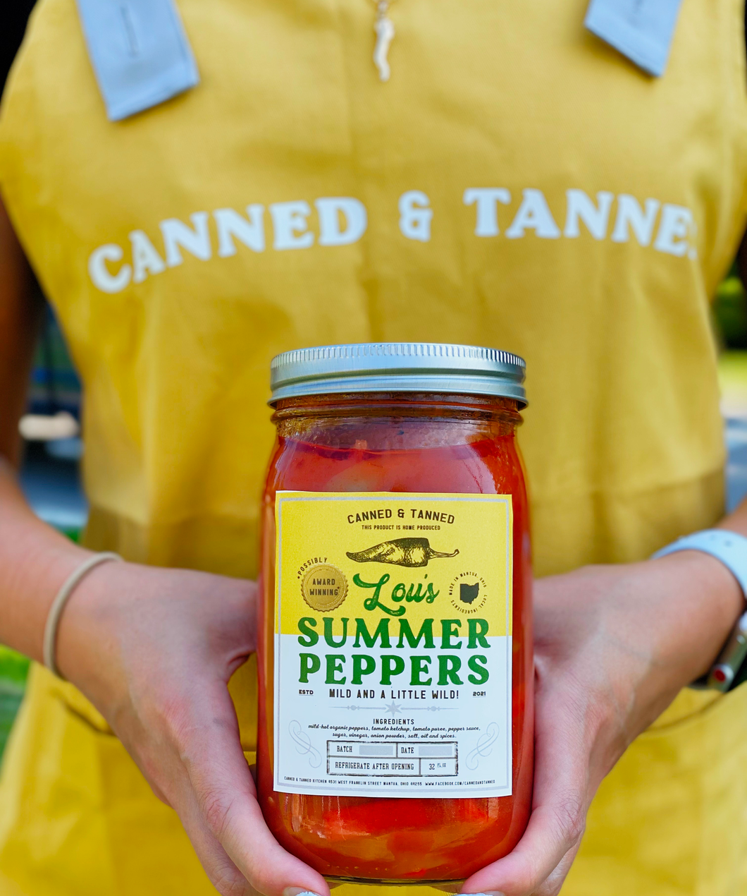 Lou's Summer Peppers - QUART